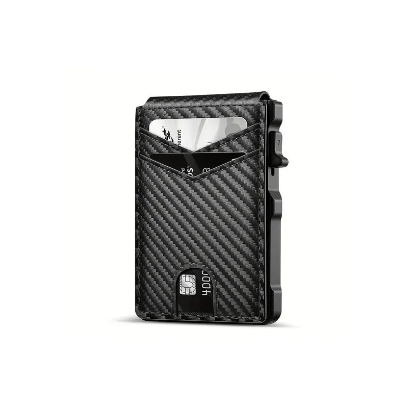 WALLET POP UP + CARDS + RFID - Black