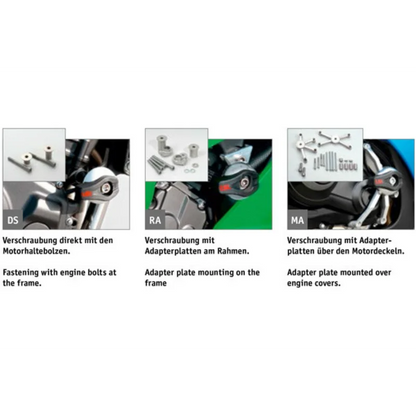 Kawasaki Versys 650 Protection - Frame Sliders