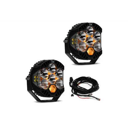 JEEP WRANGLER OE STEEL BUMPER LIGHT KIT - LP6 PRO - Clear / Upfitter