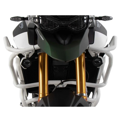 Triumph Tiger 850 & 900 Protection - Guard TANK SOLID - Steel - White