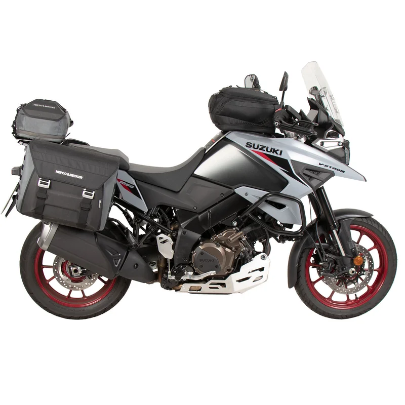 Suzuki V-Strom 1050 Carrier - Side Cases (Permanent Mount) - Black