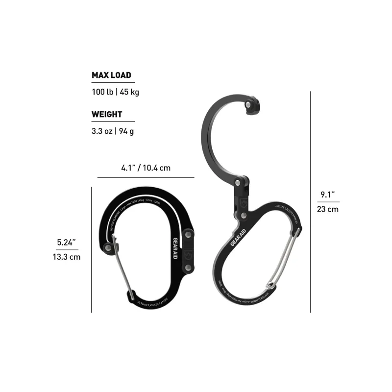 GEAR AID HEROCLIP - Large / Black