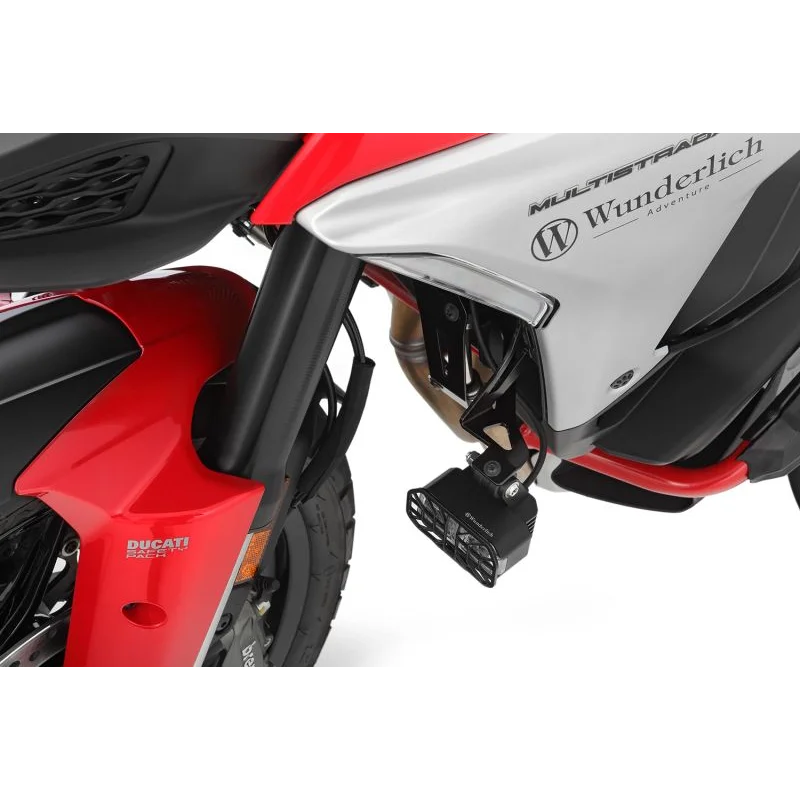 DUCATI Multistrada V4 - LED Auxillary lights Microflooter 3 - Black