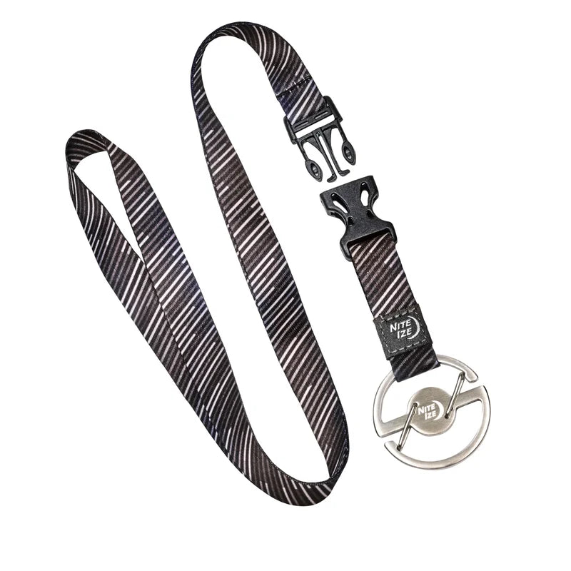 MEDALLION KEY LANYARD - Stainless Steel