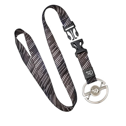 MEDALLION KEY LANYARD - Stainless Steel