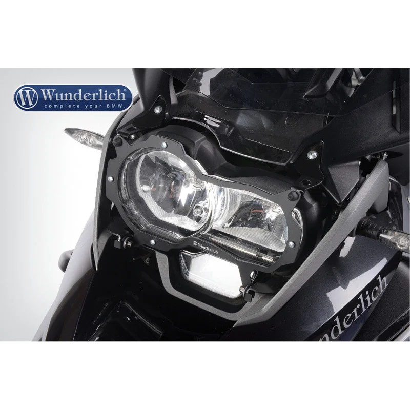 BMW GS Protection - Headlight Guard Foldable (Lexan Clear) - Clear