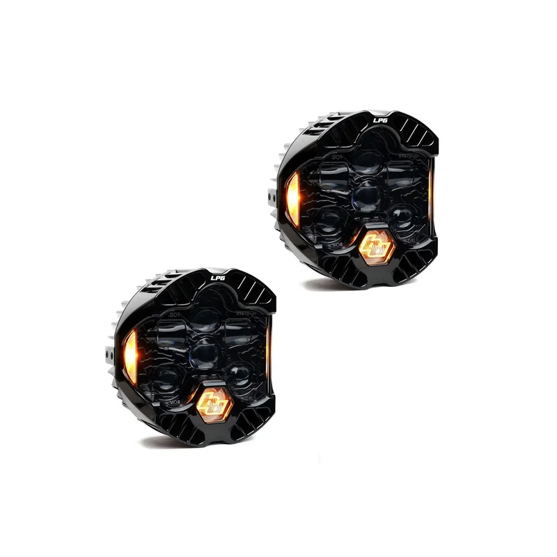 DOT LP6 LED HEADLIGHT REPLACEMENT PAIR - UNIVERSAL - White