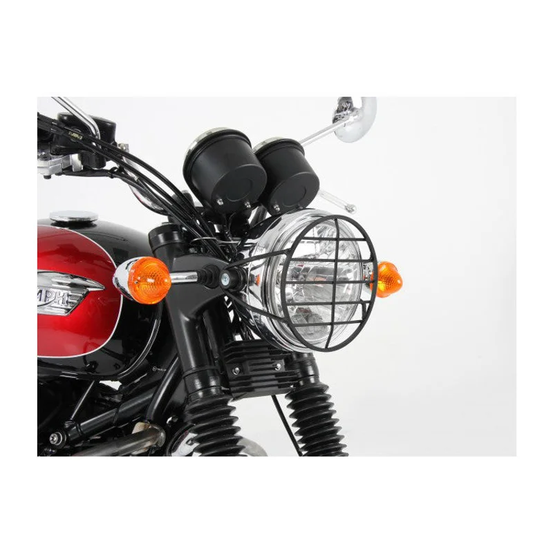 Triumph Bonneville / T100 Protection - Headlight Guard (Black)