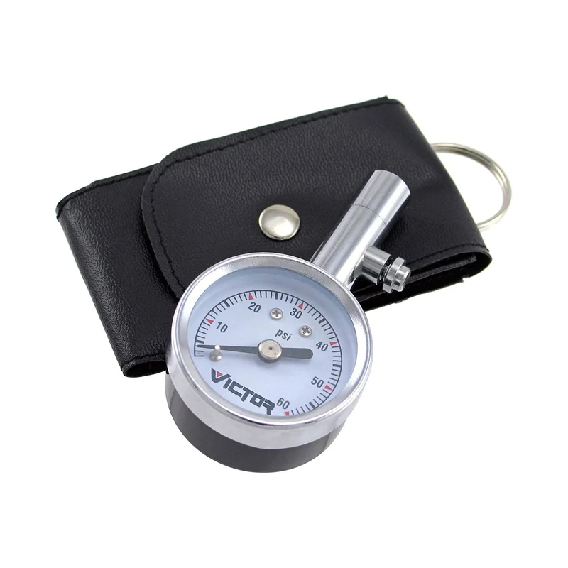 Tyre Pressure Gauge Analog Pro (5-60 PSI) Short