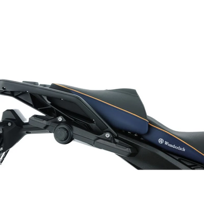 BMW R 1300 GS Ergonomics - Wunderlich "Active Comfort" (Heating) Seat - Imperial Blue-Gold / Passenger / Queens-Edition - standard