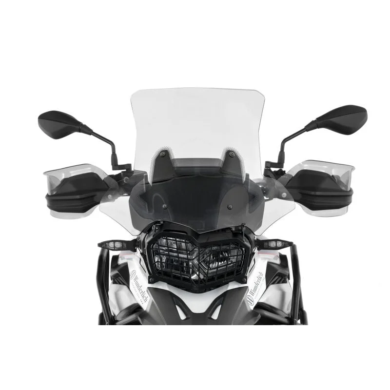 BMW F Series GS Screen - Windscreen Marathon - Short (115mm) hole gap / Smoked Grey