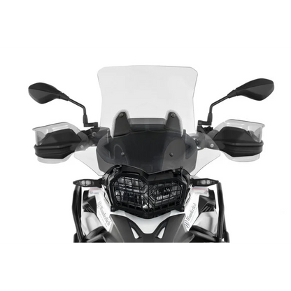 BMW F Series GS Screen - Windscreen Marathon - Short (115mm) hole gap / Smoked Grey