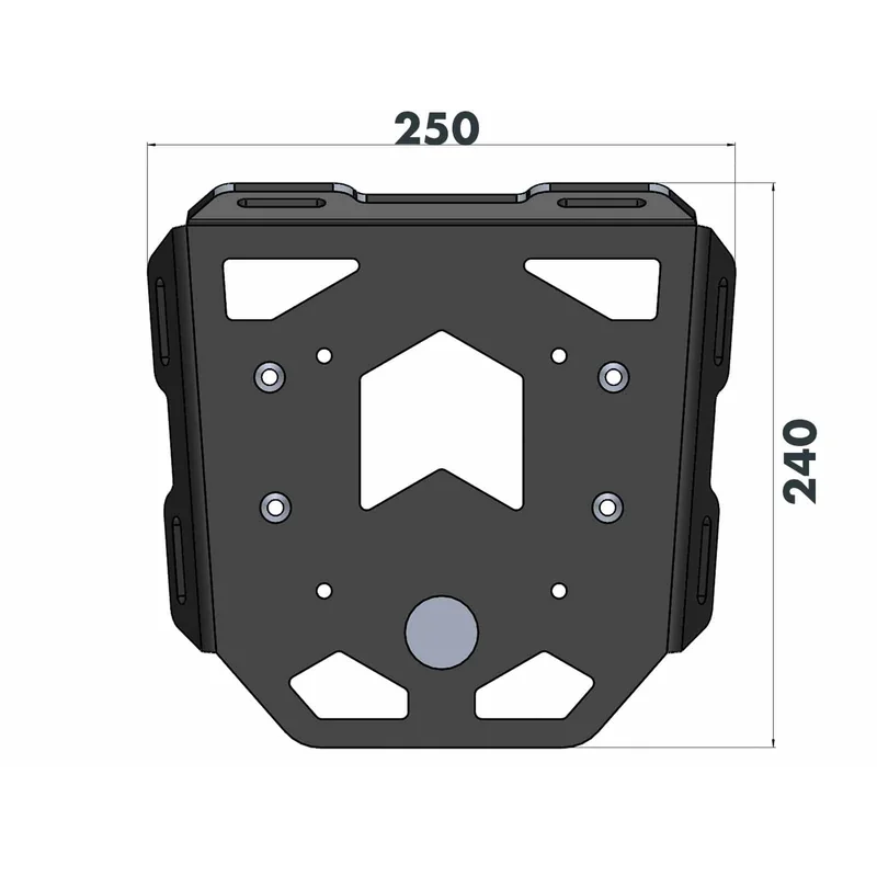 Suzuki V-Strom 800 DE Soft Luggage (Rear) - Mini Rack