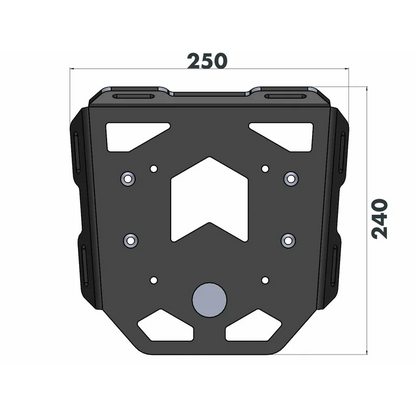 Suzuki V-Strom 800 DE Soft Luggage (Rear) - Mini Rack
