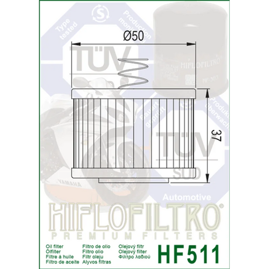 Oil Filter 511 - Hiflo