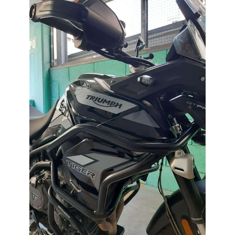Triumph Tiger 850 & 900 Protection - Guard TANK SOLID - Stainless Steel - Matte