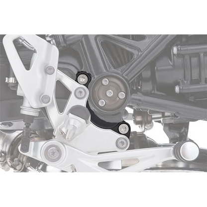 BMW R Nine T Ergonomics - Footrest Lowering Kit - Black