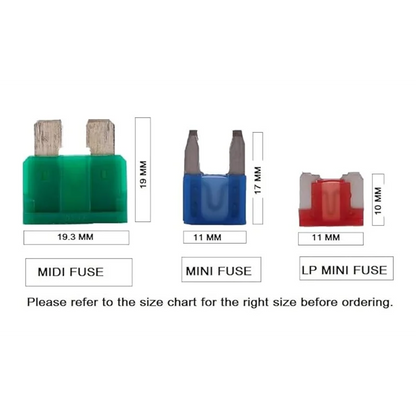Blade Fuse ( Mini and Midi) - LP MINI ( 11mm x 10mm) / 10A