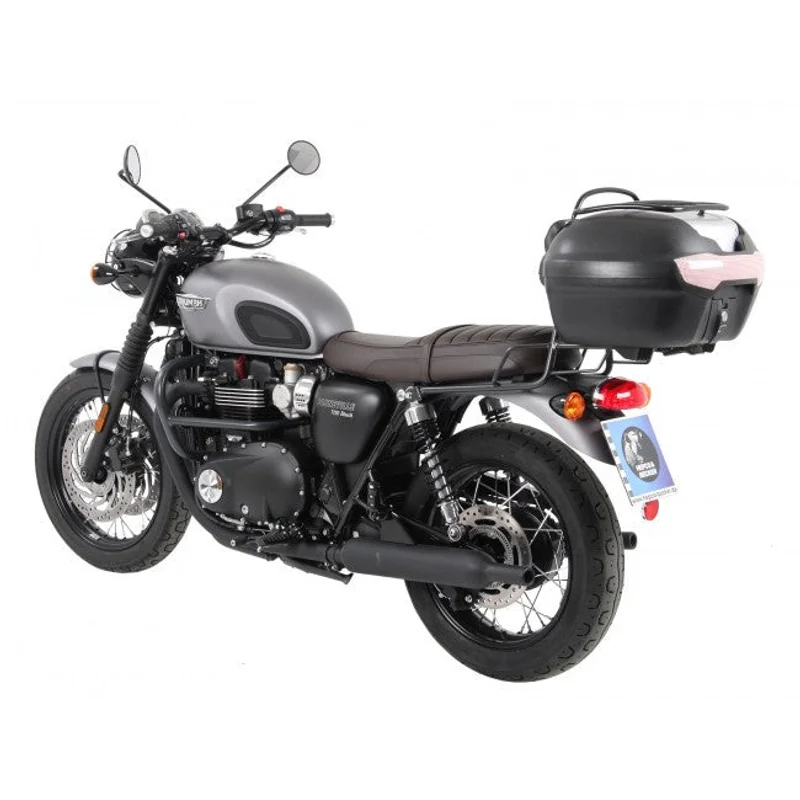 Triumph Bonneville T100 Topcase carrier Tube Type - Black