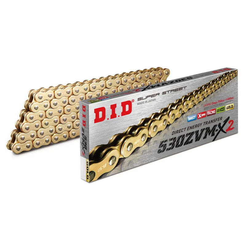 Chain 530 Pitch x 118 links (ZVMX2) - ZVM-X2 (Rivet Type) / Natural Steel