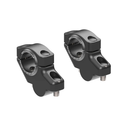 HANDLEBAR RISER - 30mm UP & 21mm PULL (4240-VF3021) - Silver