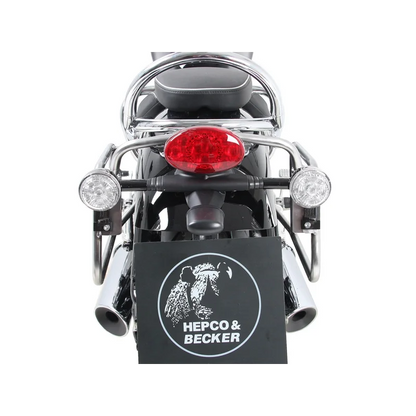 Triumph Bonneville  SpeedMaster Carrier - Sidecases 'Permanent' - Black