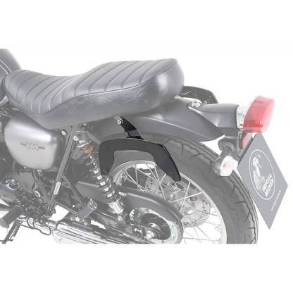 Kawasaki W800 Street/Cafe Side Carrier - C-Bow Soft Bag Carrier - Chrome