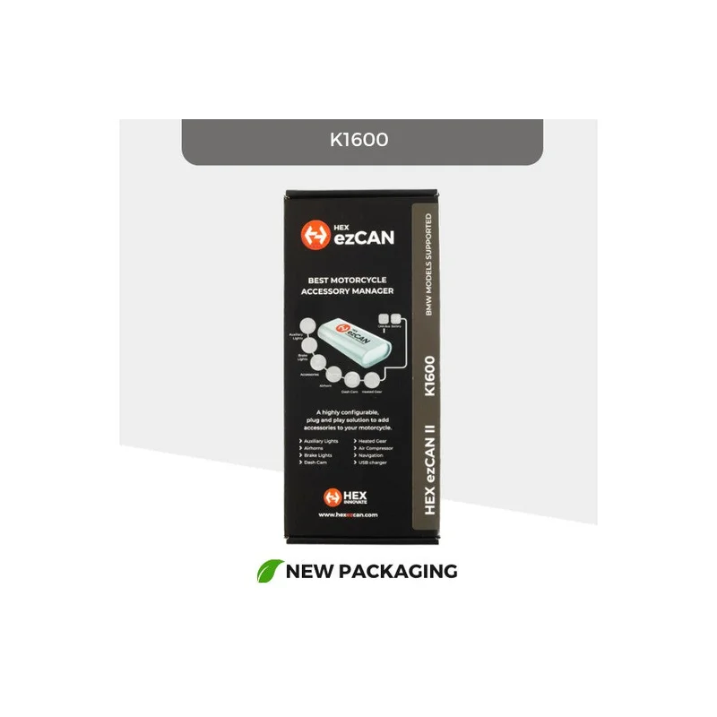 BMW S, F &K Hex EzCan Accessory Manager (Gen 2) - S1000XR / F750/ F850/ K1600 / F900XR (Not R)