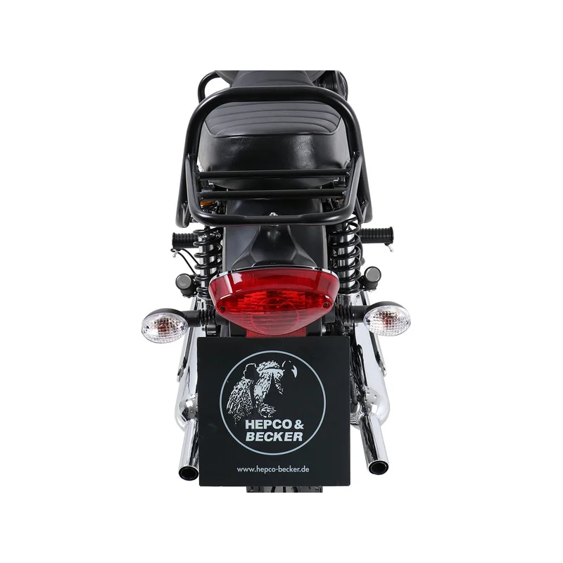 Kawasaki W800 Street/Cafe Carrier Topcase - Tubed Carrier - Chrome