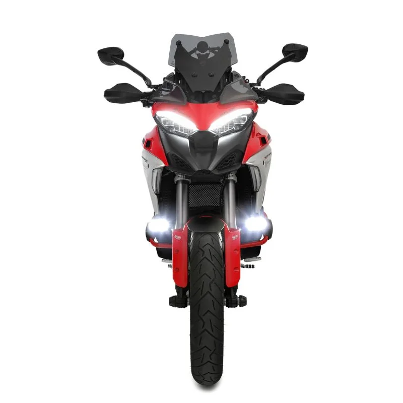DUCATI Multistrada V4 - LED Auxillary lights Microflooter 3 - Black