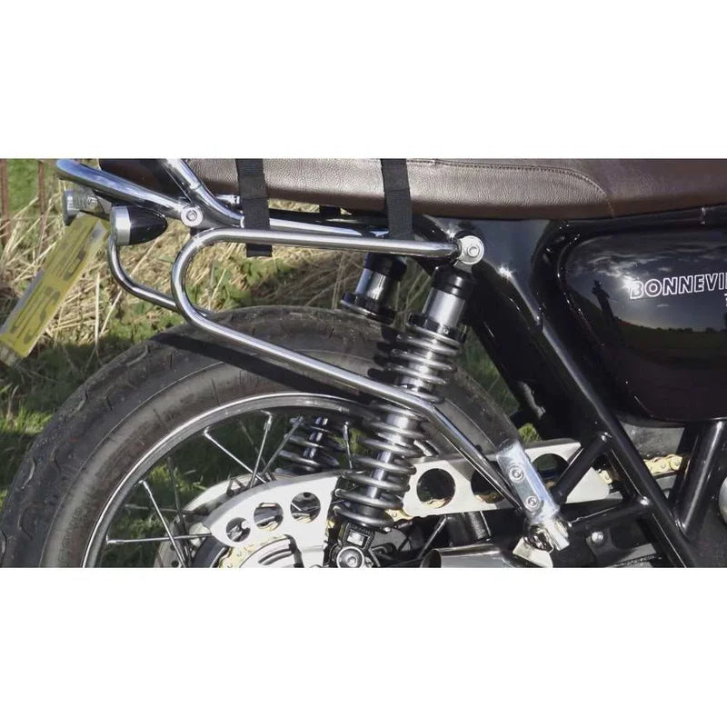 Triumph Pannier/Luggage Rails - Pair - Black