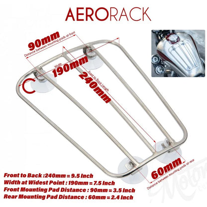 Universal Carrier Aero Parcel Rack - Stainless Steel - Stainless Steel