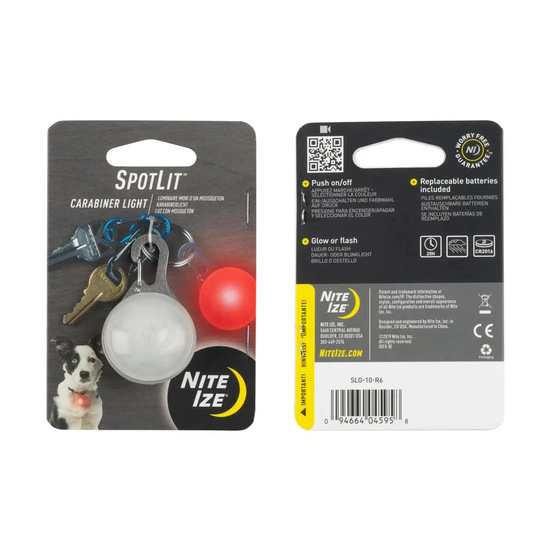 SPOTLIT CARABINER LIGHT - White