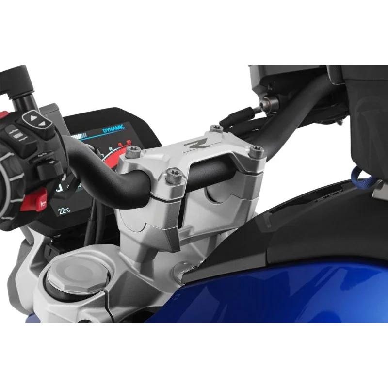 BMW R 1300 R Ergonomics - Handlebar Risers - With Sat Nav