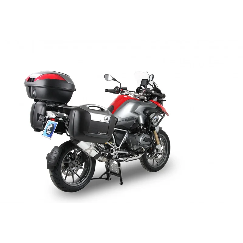 BMW R Series GS Carrier Sidecases - Hepco Becker - Anthracite / Quick Release (Lock It)