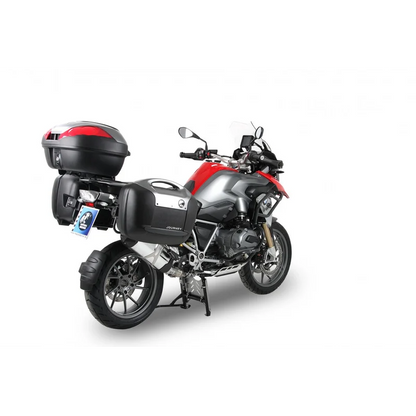 BMW R Series GS Carrier Sidecases - Hepco Becker - Anthracite / Quick Release (Lock It)