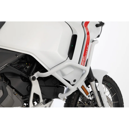 Ducati Desert X Protection - Engine Guard ( Left) - White / Fits Wunderlich Tank Guard