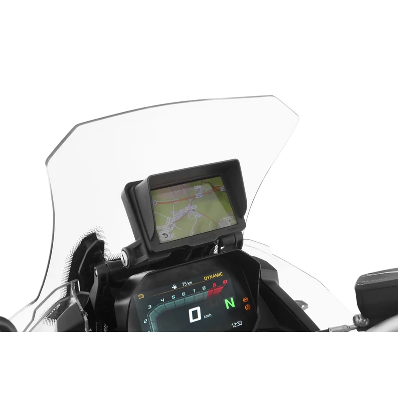 BMW F-Series F 900 GS Adventure Navigator holder with windscreen adjustment