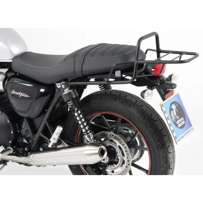 Triumph Twin 900 Series - Topcase carrier rack - Black
