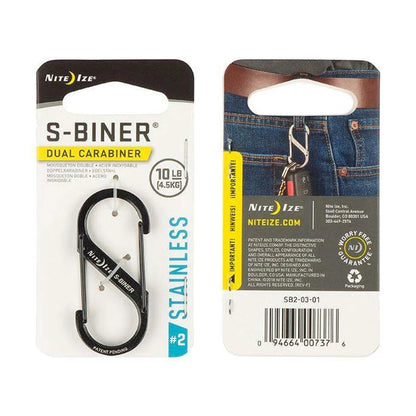 S-Biner Standard (Stainless) - 3N (COMBO SIZE #2 - #3 - #4) / Natural Steel / Stainless Steel