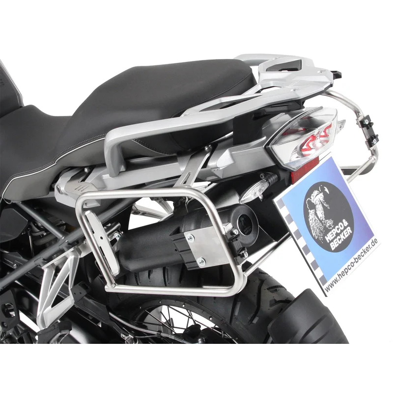 BMW R Series GS Carrier Sidecases - Hepco Becker - Anthracite / Quick Release (Lock It)