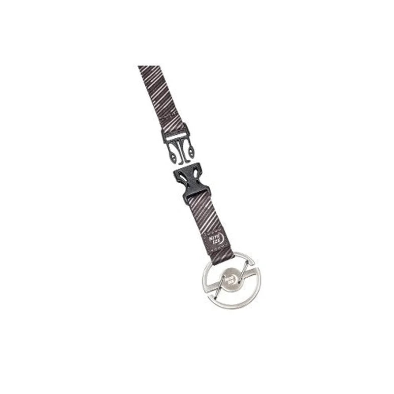 MEDALLION KEY LANYARD - Stainless Steel