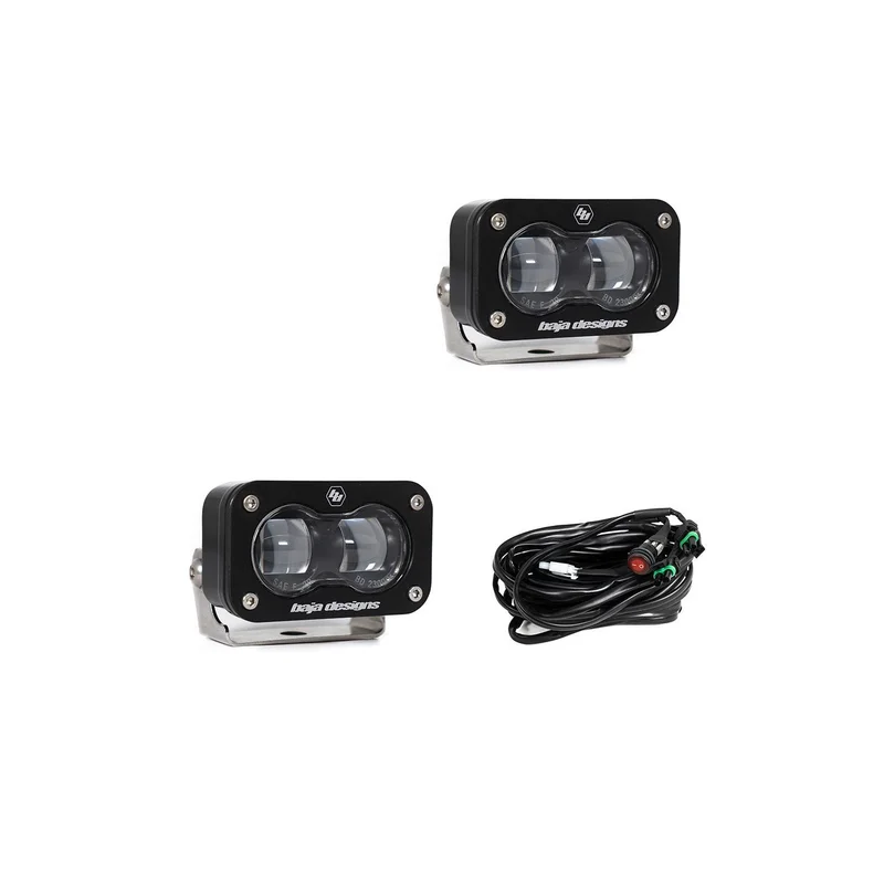 Aux LED - S2 SAE - Square / Amber