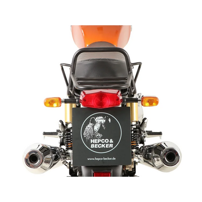 Royal Enfield Interceptor Carrier Topcase - Tubed Carrier - Black