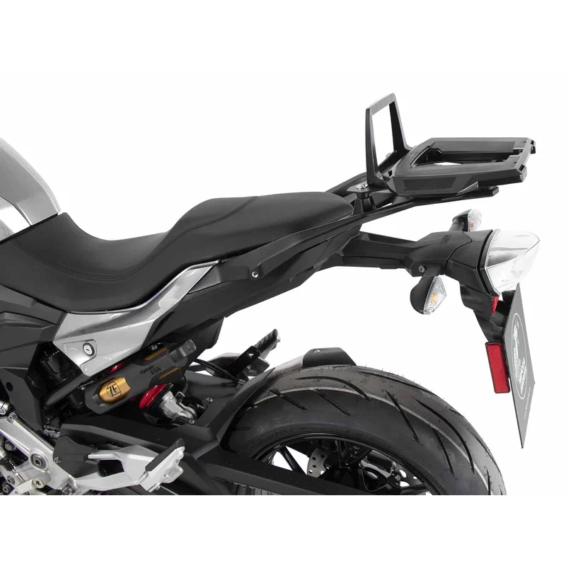 BMW F 900 XR Topcase carrier - Alu Rack combination with original rear rack