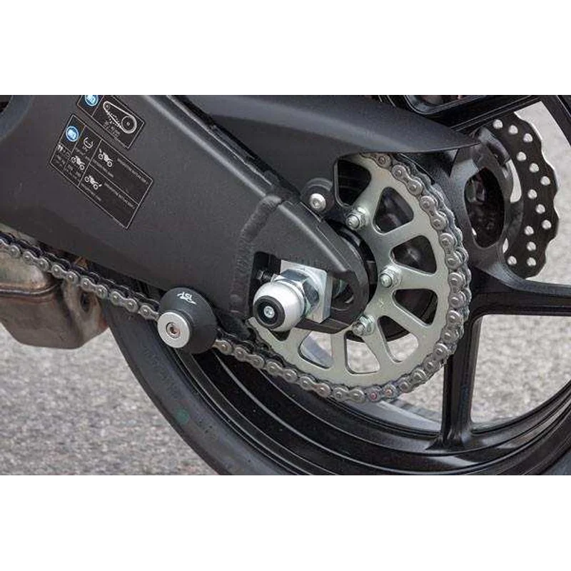 Suzuki Hayabusa Protection - Axle Sliders - Rear / Black