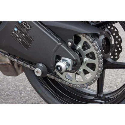 Suzuki Hayabusa Protection - Axle Sliders - Rear / Black