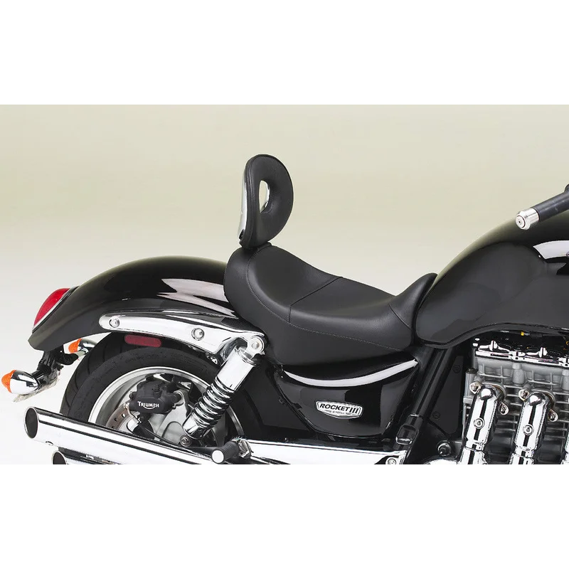 Triumph Rocket 3 (13-19) Carrier - Rear RackSolo (Optional backrest) - Chrome - Solo rack with backrest
