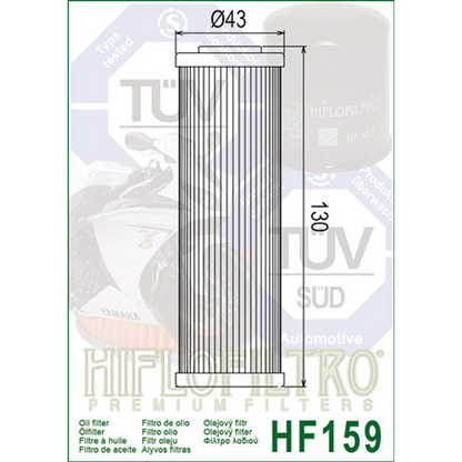 Oil Filter 159 - Hiflo - Premium