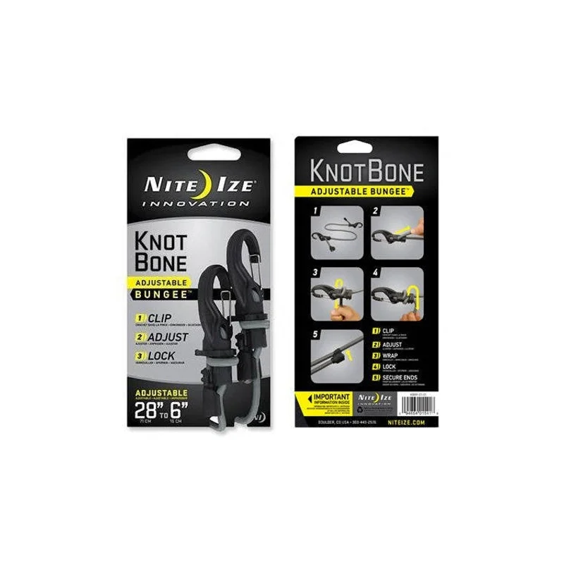 Bungee Cord - Knotbone Adjustable - 1N (0.9cm Diameter  x ( 122cm - 25 cm Length ))